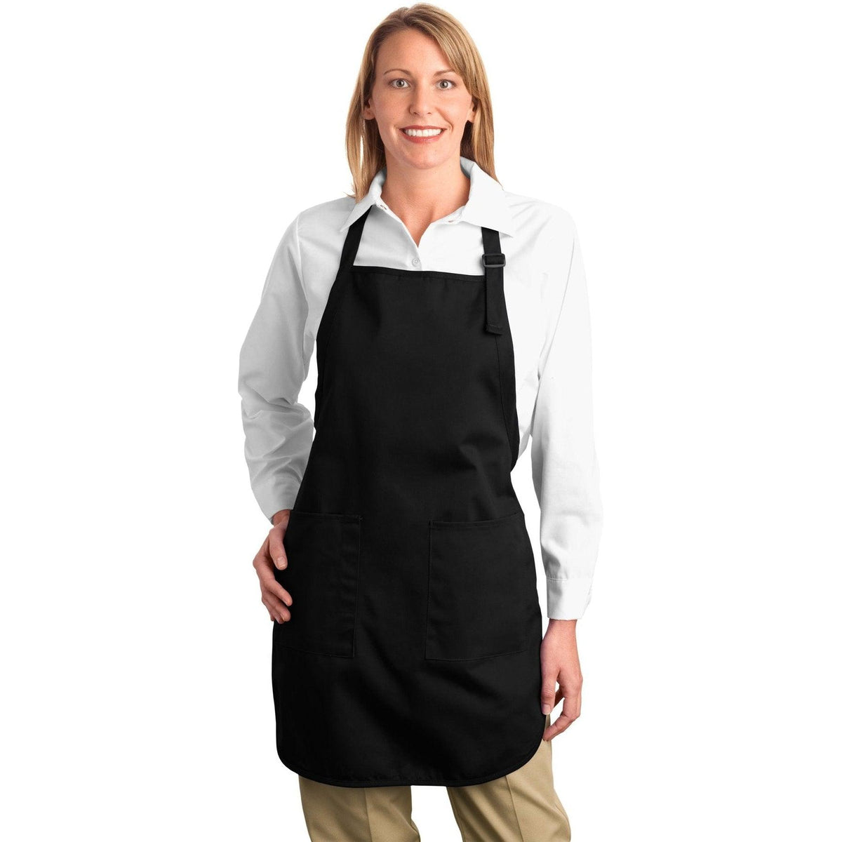 no-logo Port Authority Full Length Apron with Teflon Coating-Regular-Port Authority-Thread Logic