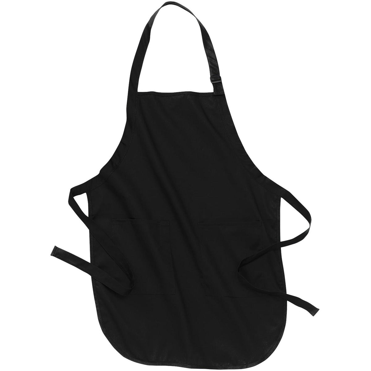 no-logo Port Authority Full Length Apron with Teflon Coating-Regular-Port Authority-Black-1 Size-Thread Logic