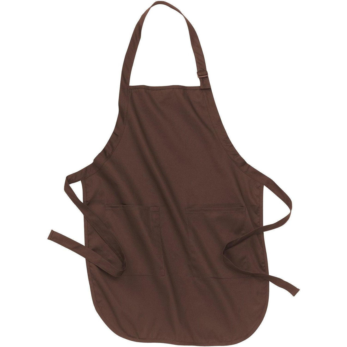 no-logo Port Authority Full Length Apron with Teflon Coating-Regular-Port Authority-Coffee Bean-1 Size-Thread Logic