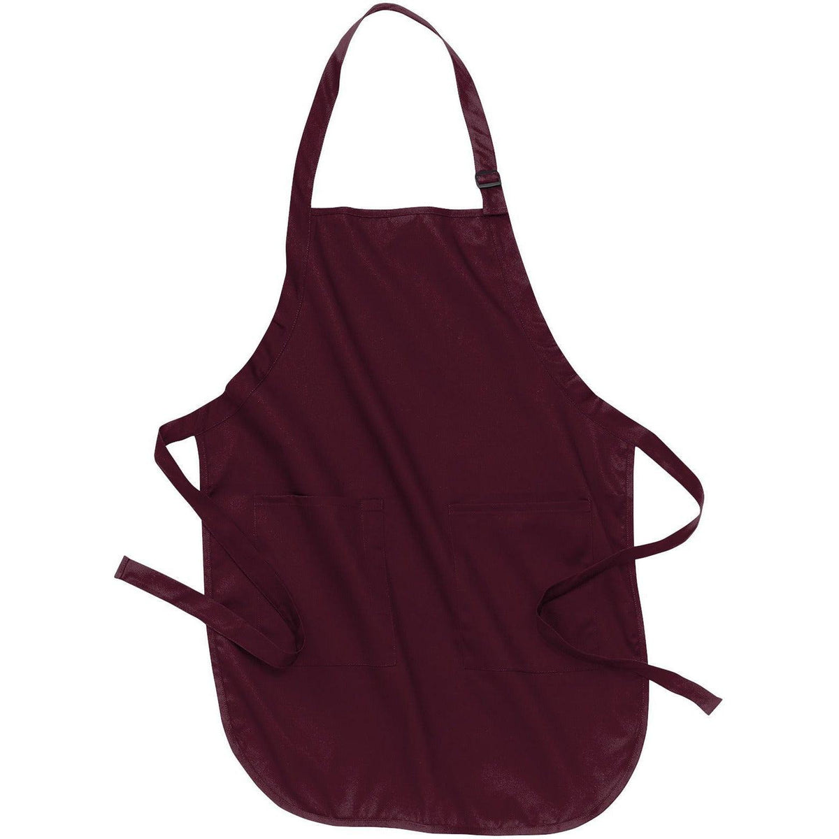 no-logo Port Authority Full Length Apron with Teflon Coating-Regular-Port Authority-Maroon-1 Size-Thread Logic