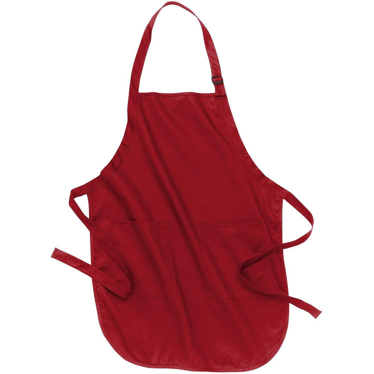 no-logo Port Authority Full Length Apron with Teflon Coating-Regular-Port Authority-Red-1 Size-Thread Logic
