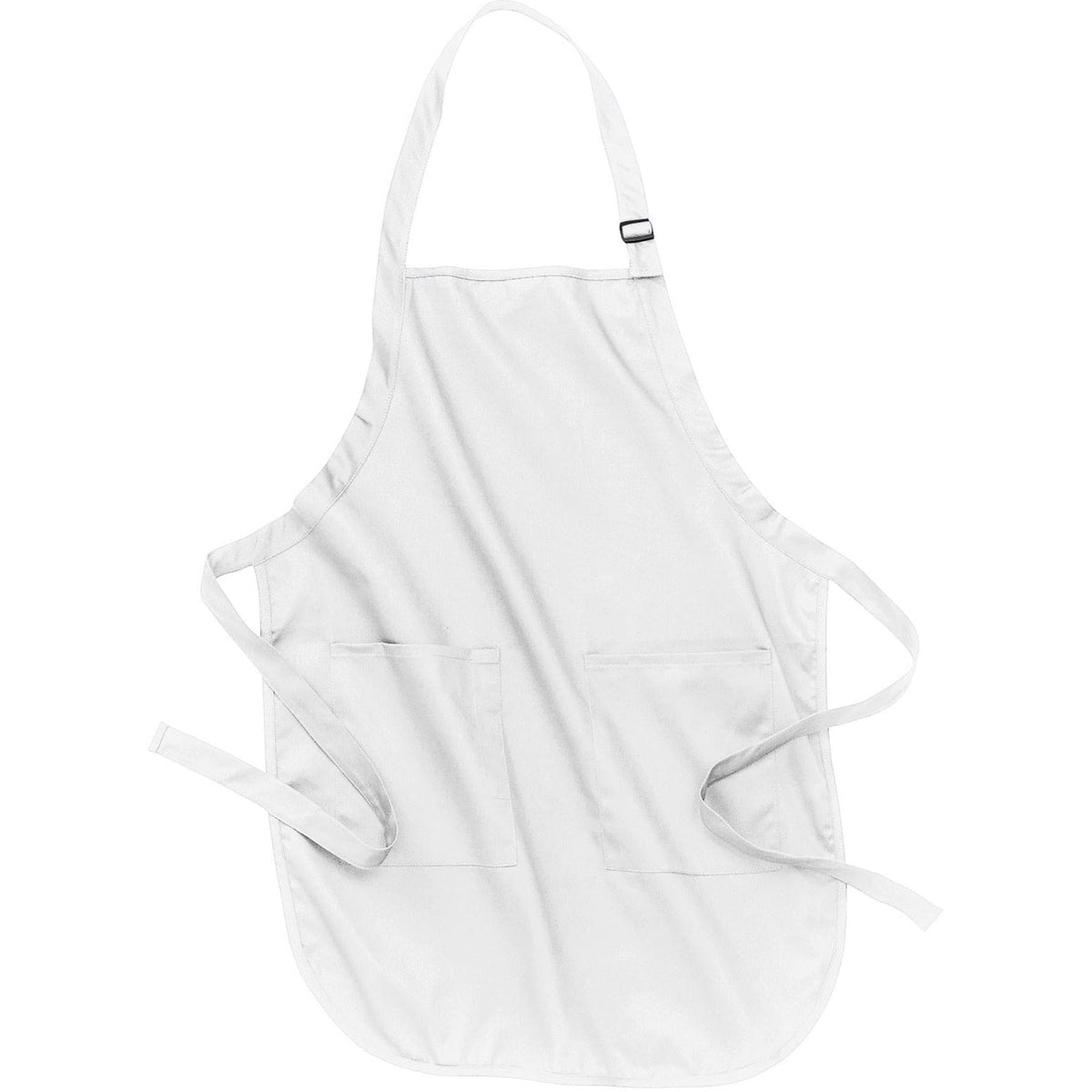 no-logo Port Authority Full Length Apron with Teflon Coating-Regular-Port Authority-White-1 Size-Thread Logic