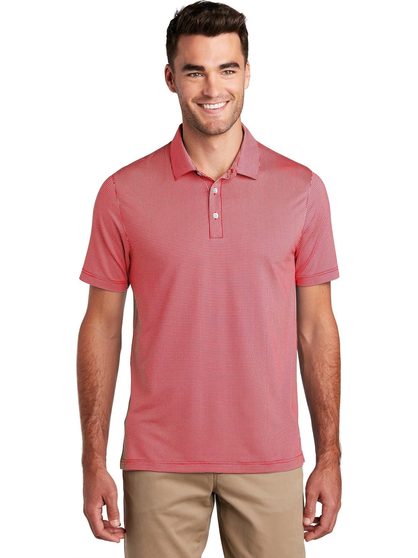 no-logo Port Authority Gingham Polo-Regular-Port Authority-Thread Logic