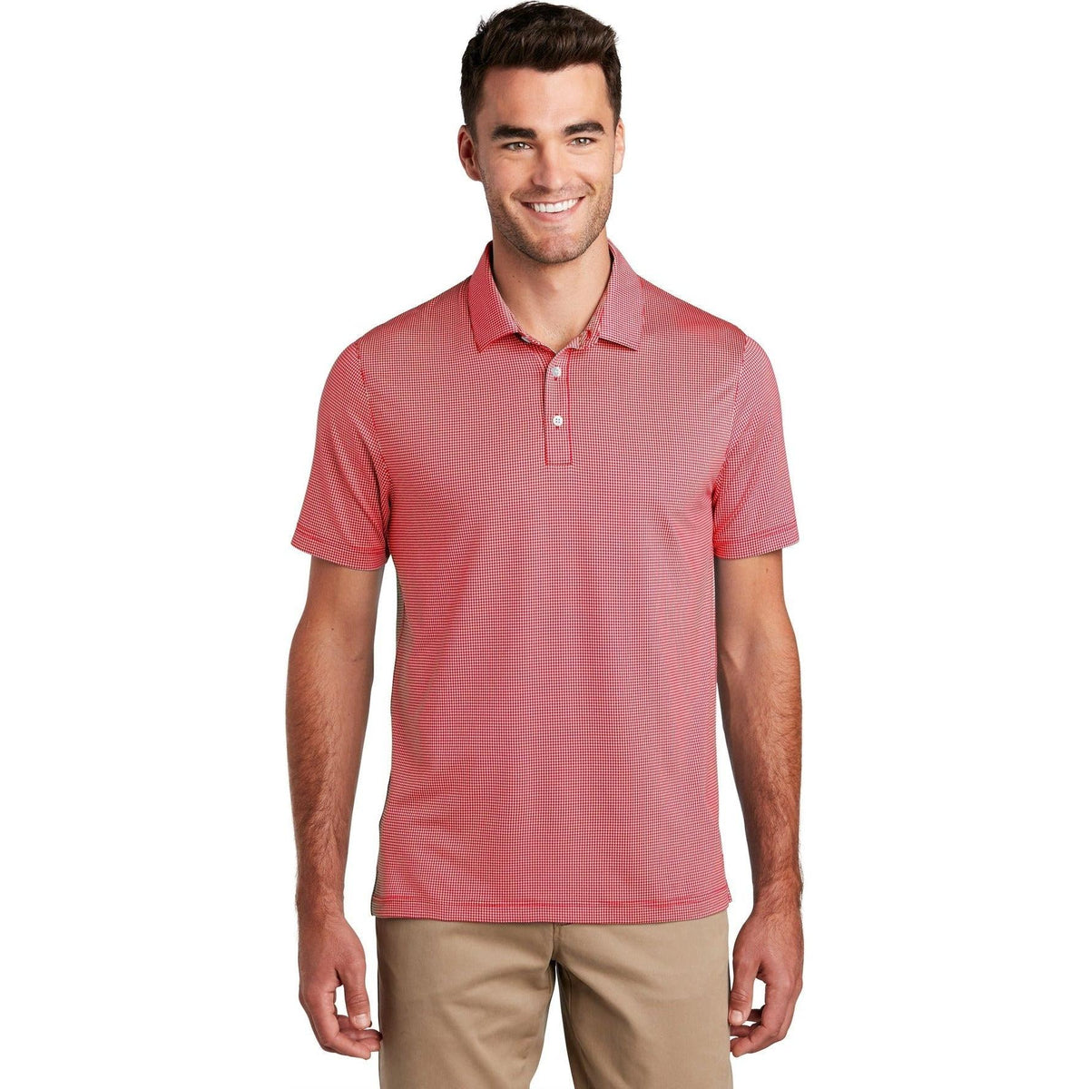 no-logo Port Authority Gingham Polo-Active-Port Authority-Thread Logic