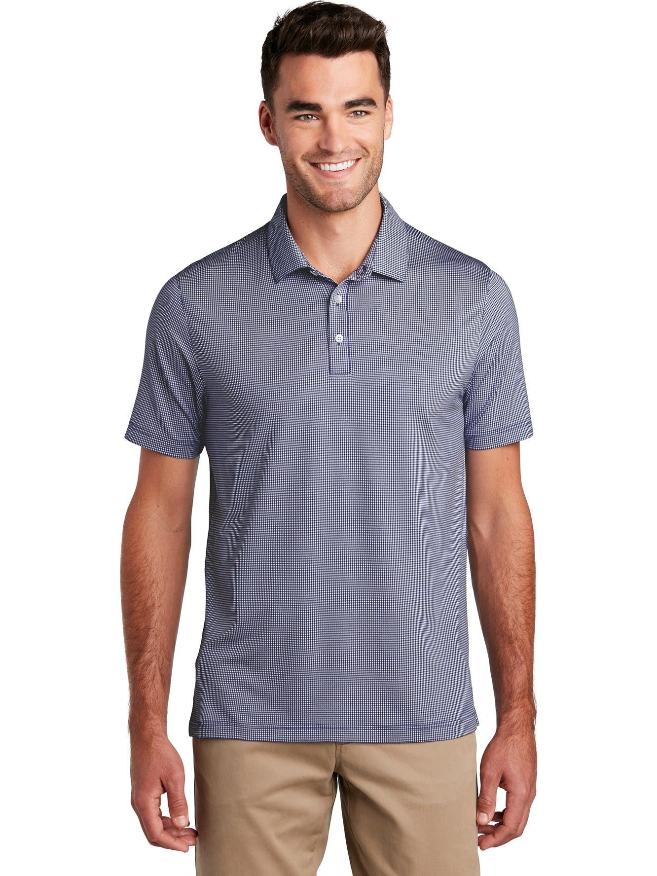 no-logo Port Authority Gingham Polo-Regular-Port Authority-Thread Logic