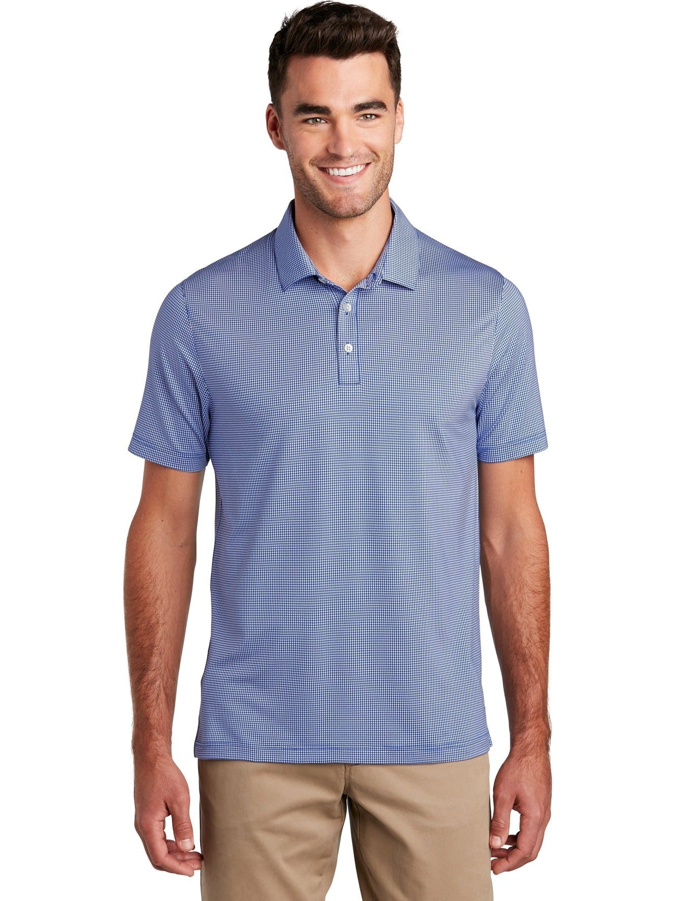 no-logo Port Authority Gingham Polo-Regular-Port Authority-Thread Logic