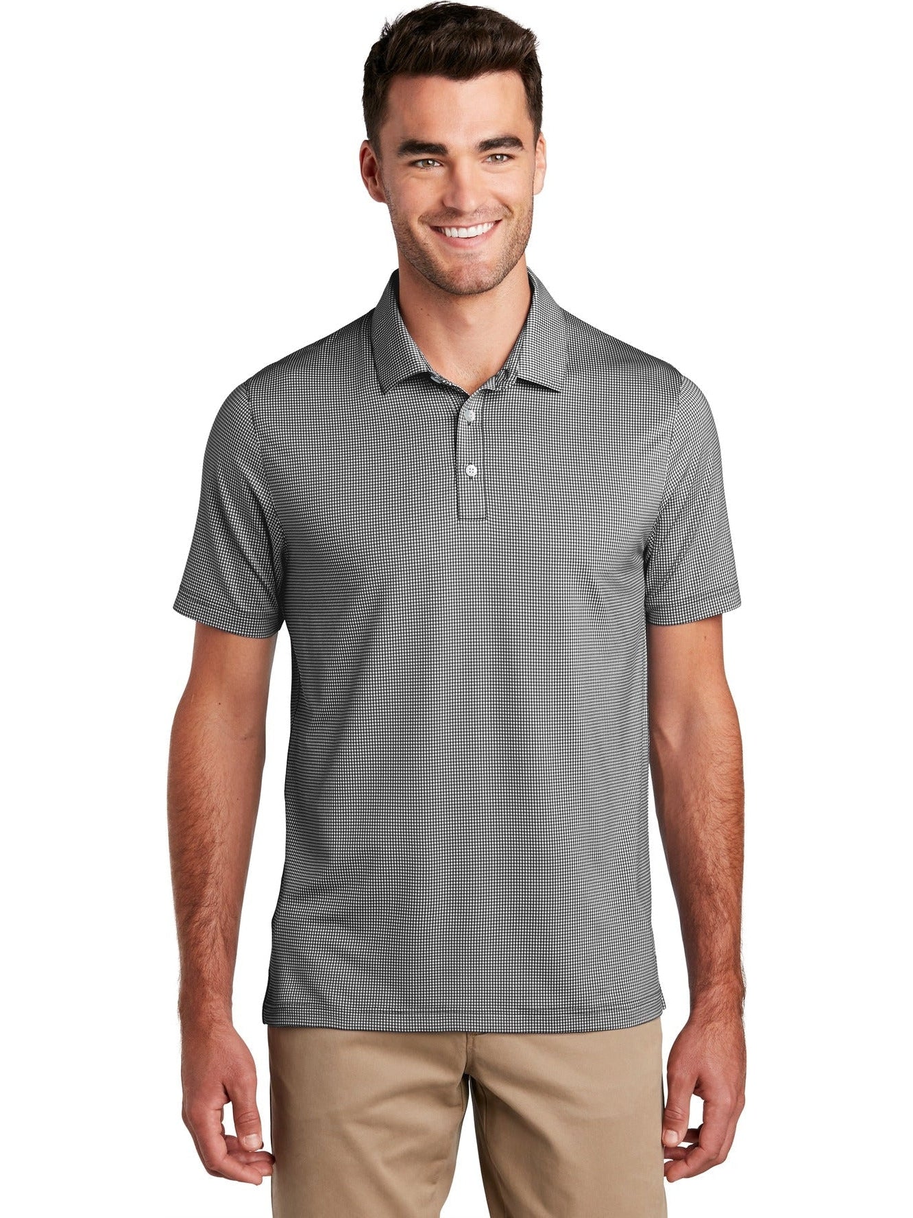no-logo Port Authority Gingham Polo-Regular-Port Authority-Thread Logic