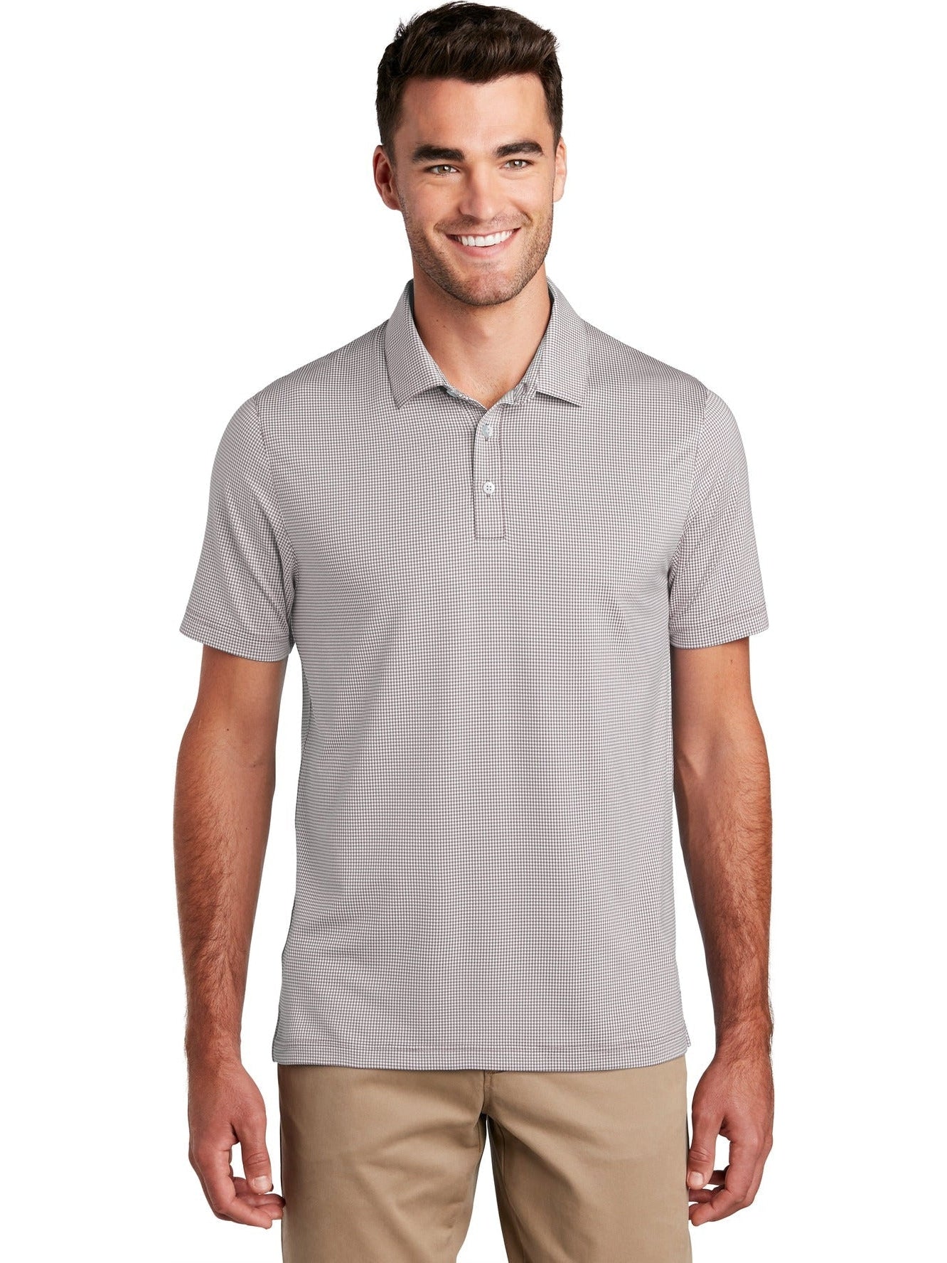 no-logo Port Authority Gingham Polo-Regular-Port Authority-Thread Logic
