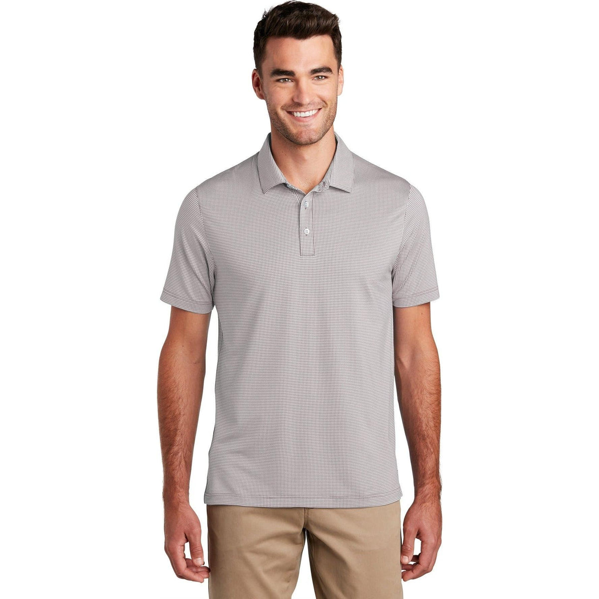 no-logo Port Authority Gingham Polo-Active-Port Authority-Thread Logic