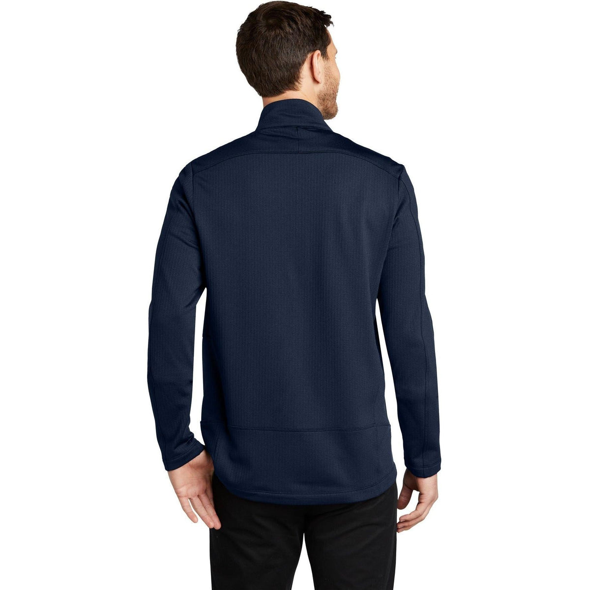 no-logo Port Authority Grid Fleece Jacket-Regular-Port Authority-Thread Logic