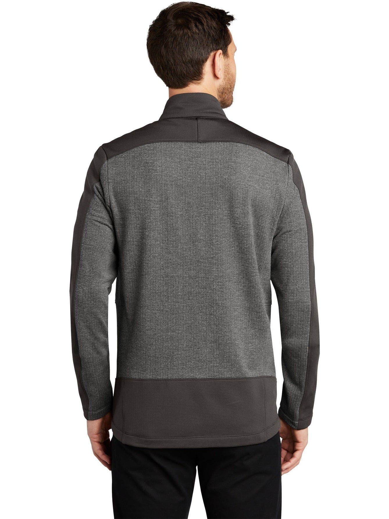 no-logo Port Authority Grid Fleece Jacket-Regular-Port Authority-Thread Logic