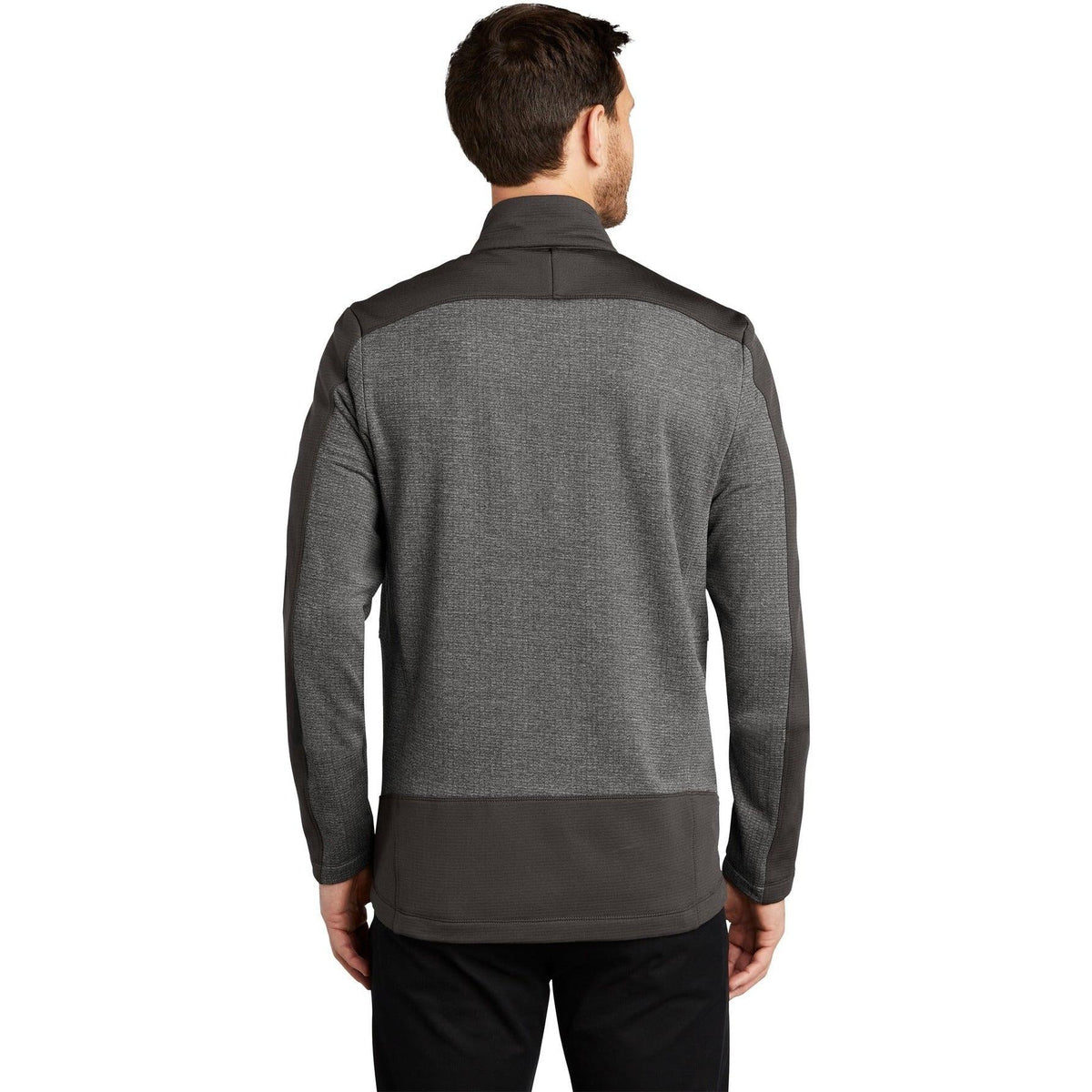 no-logo Port Authority Grid Fleece Jacket-Regular-Port Authority-Thread Logic