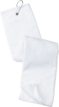 no-logo Port Authority Grommeted Trifold Golf Towel-Regular-Port Authority-White-1 Size-Thread Logic