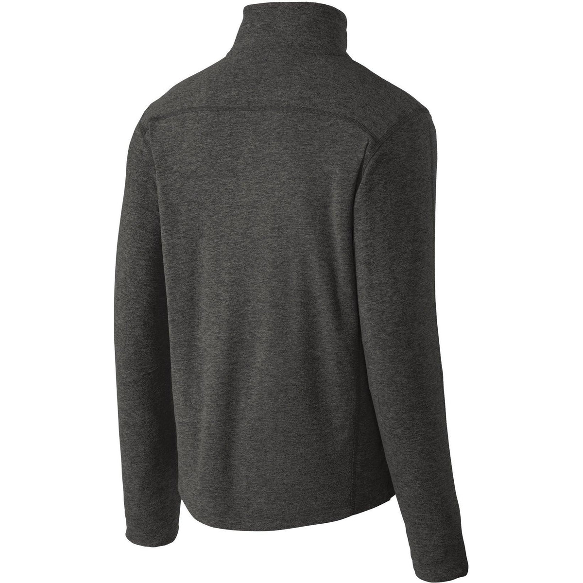 no-logo Port Authority Heather Microfleece 1/2-Zip Pullover-Quarter Zips-Port Authority-Thread Logic