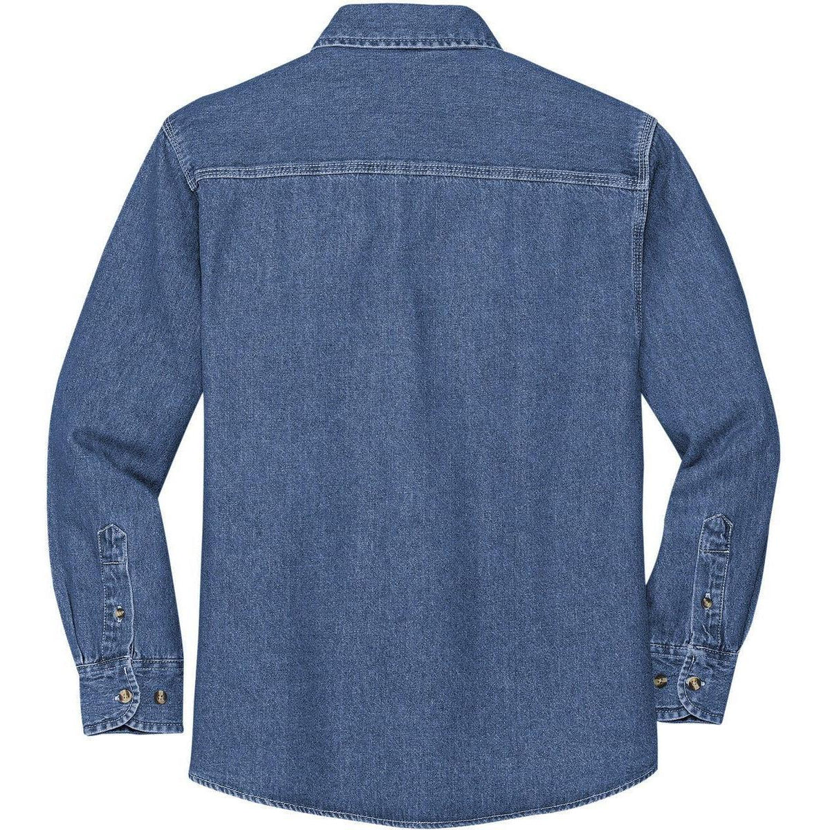 no-logo Port Authority Heavyweight Denim Shirt-Regular-Port Authority-Thread Logic