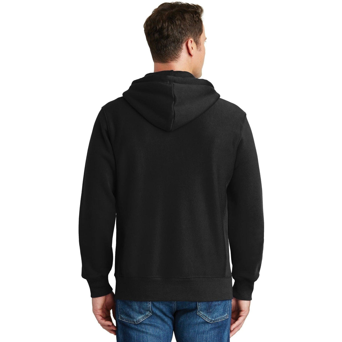 no-logo Port Authority Heavyweight Full Zip Sweatshirt-Full Zips-Port Authority-Thread Logic