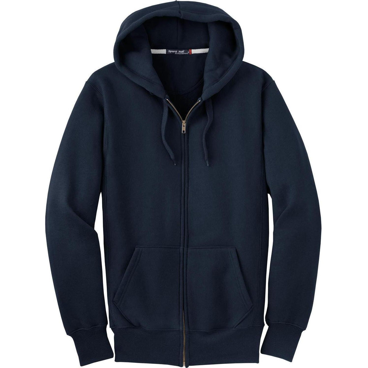 no-logo Port Authority Heavyweight Full Zip Sweatshirt-Full Zips-Port Authority-True Navy-S-Thread Logic