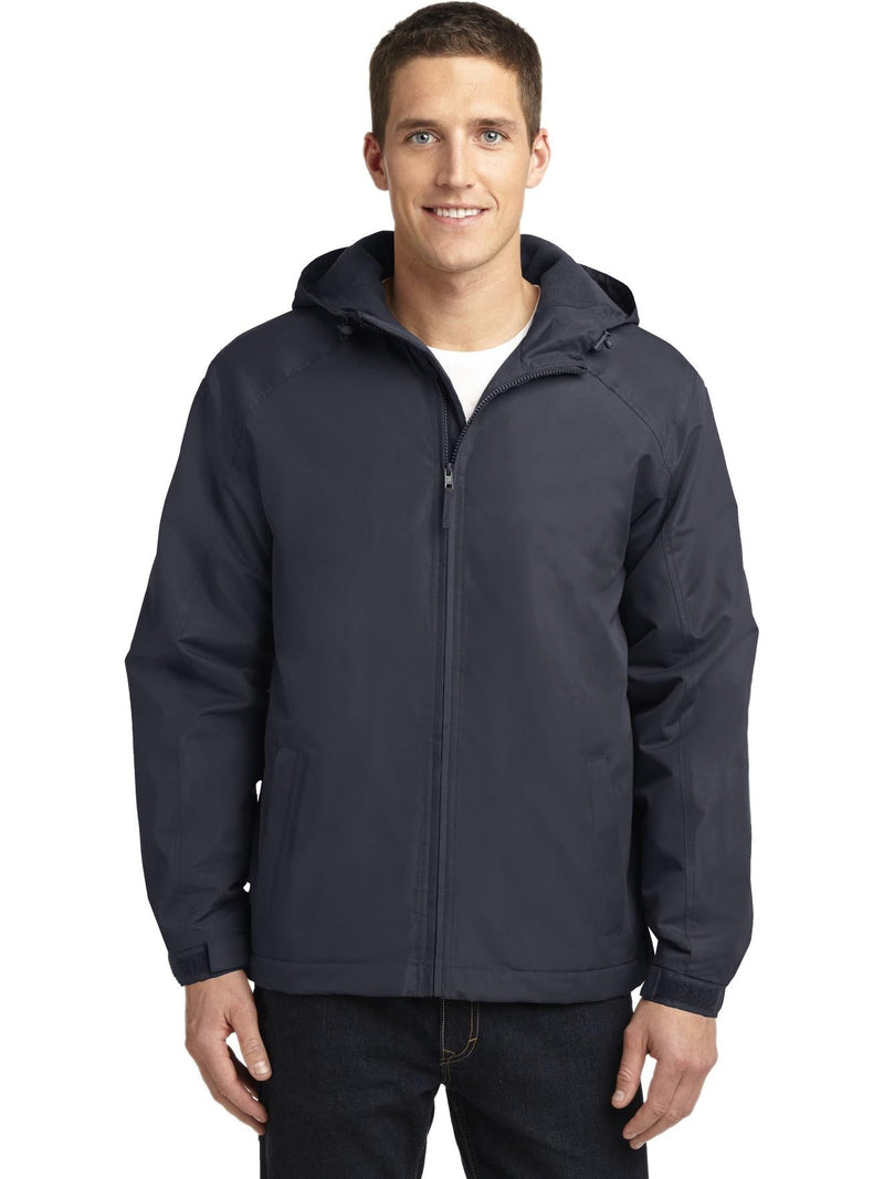 no-logo Port Authority Hooded Charger Jacket-Regular-Port Authority-Thread Logic