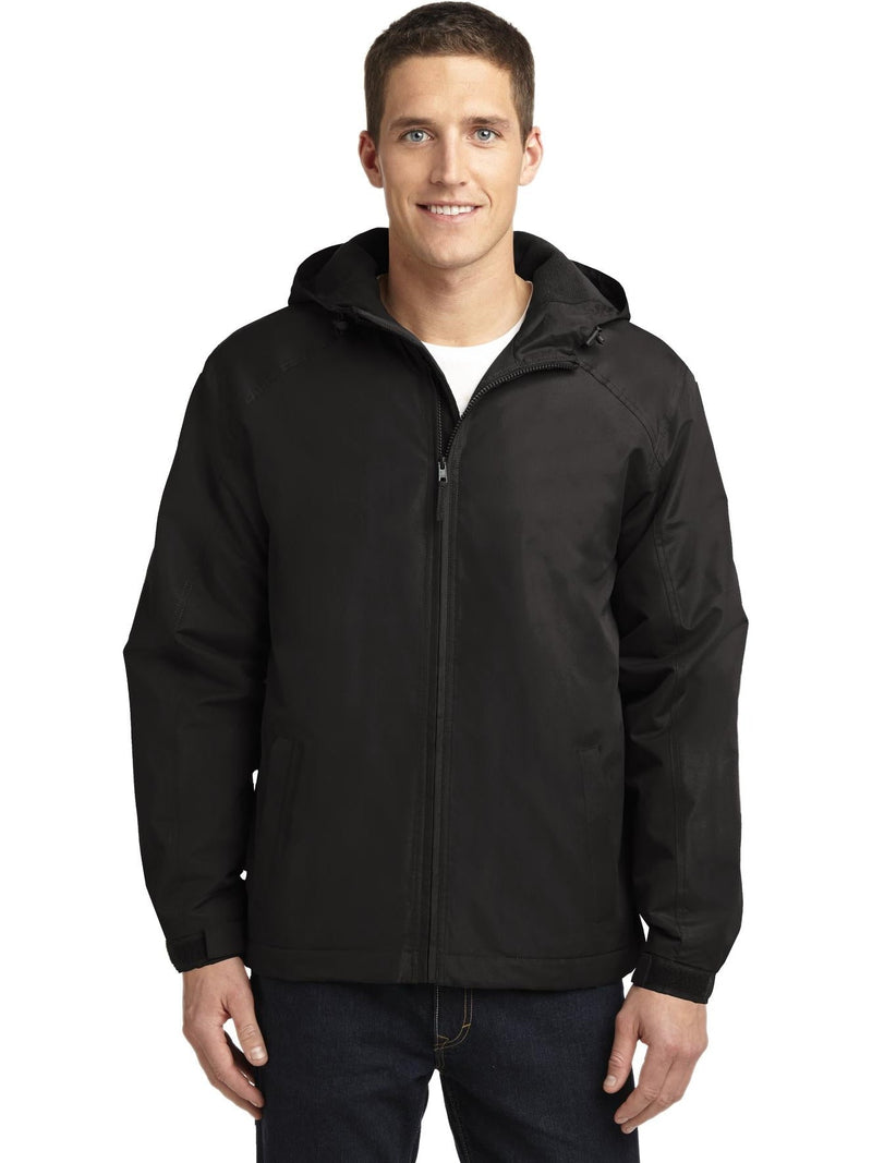 no-logo Port Authority Hooded Charger Jacket-Regular-Port Authority-Thread Logic