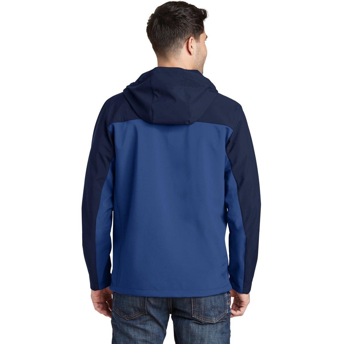 no-logo Port Authority Hooded Core Soft Shell Jacket-Regular-Port Authority-Thread Logic