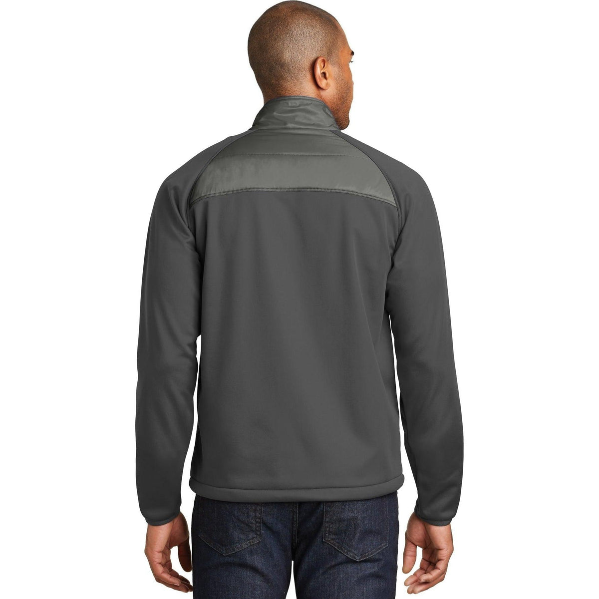 no-logo Port Authority Hybrid Soft Shell Jacket-Regular-Port Authority-Thread Logic