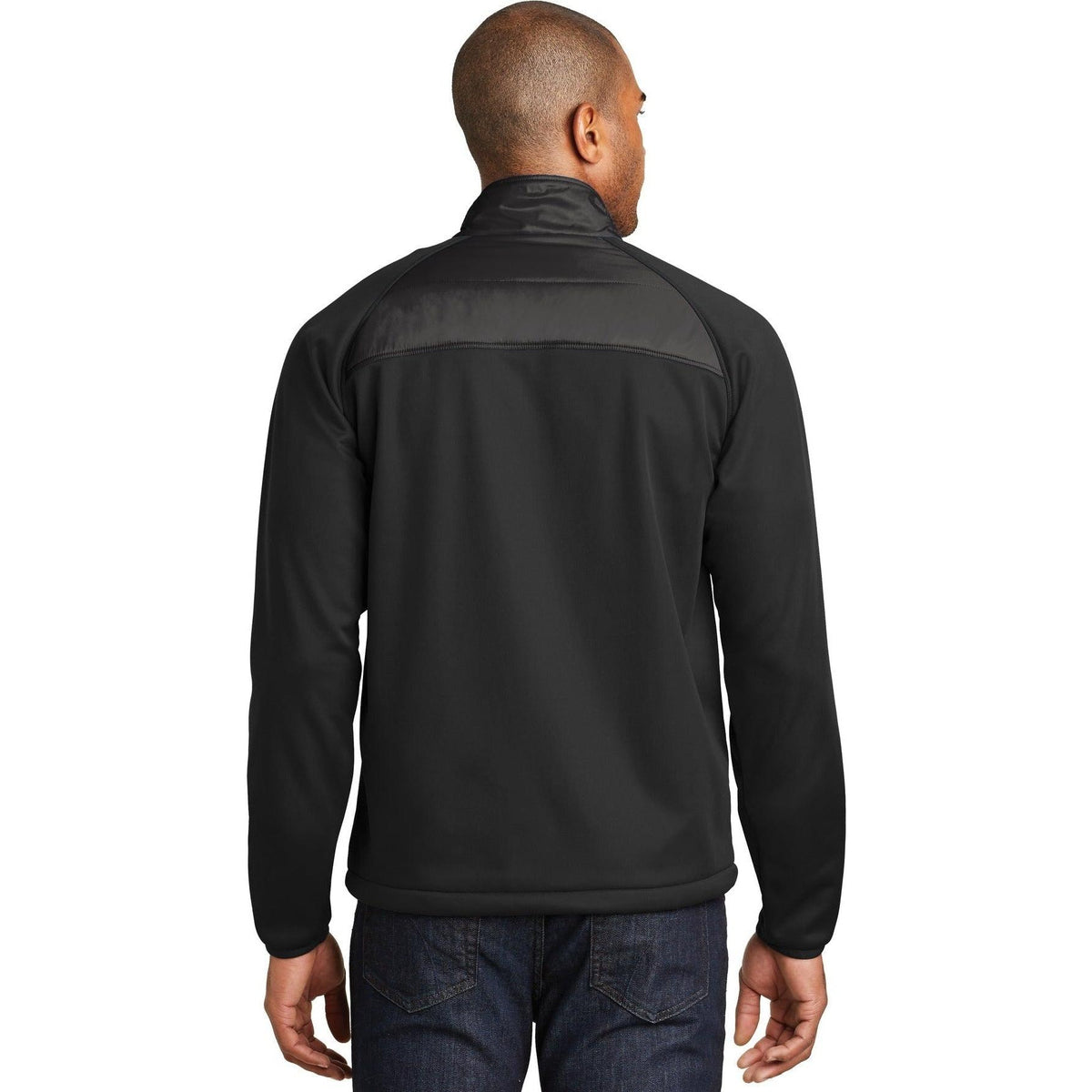 no-logo Port Authority Hybrid Soft Shell Jacket-Regular-Port Authority-Thread Logic