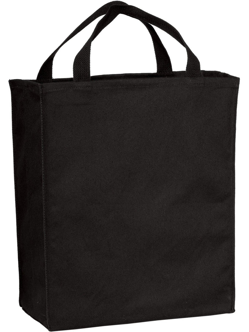 Port Authority Ideal Twill Grocery Tote-Regular-Port Authority-Black-Thread Logic