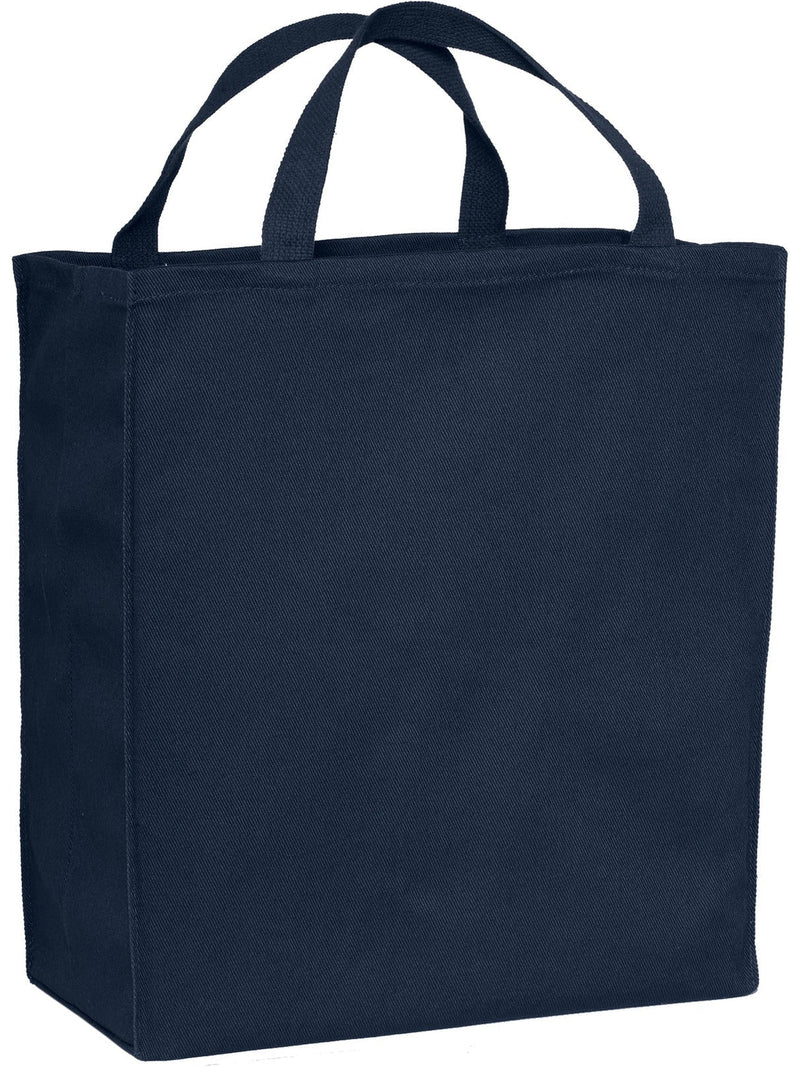 Port Authority Ideal Twill Grocery Tote-Regular-Port Authority-Navy-Thread Logic