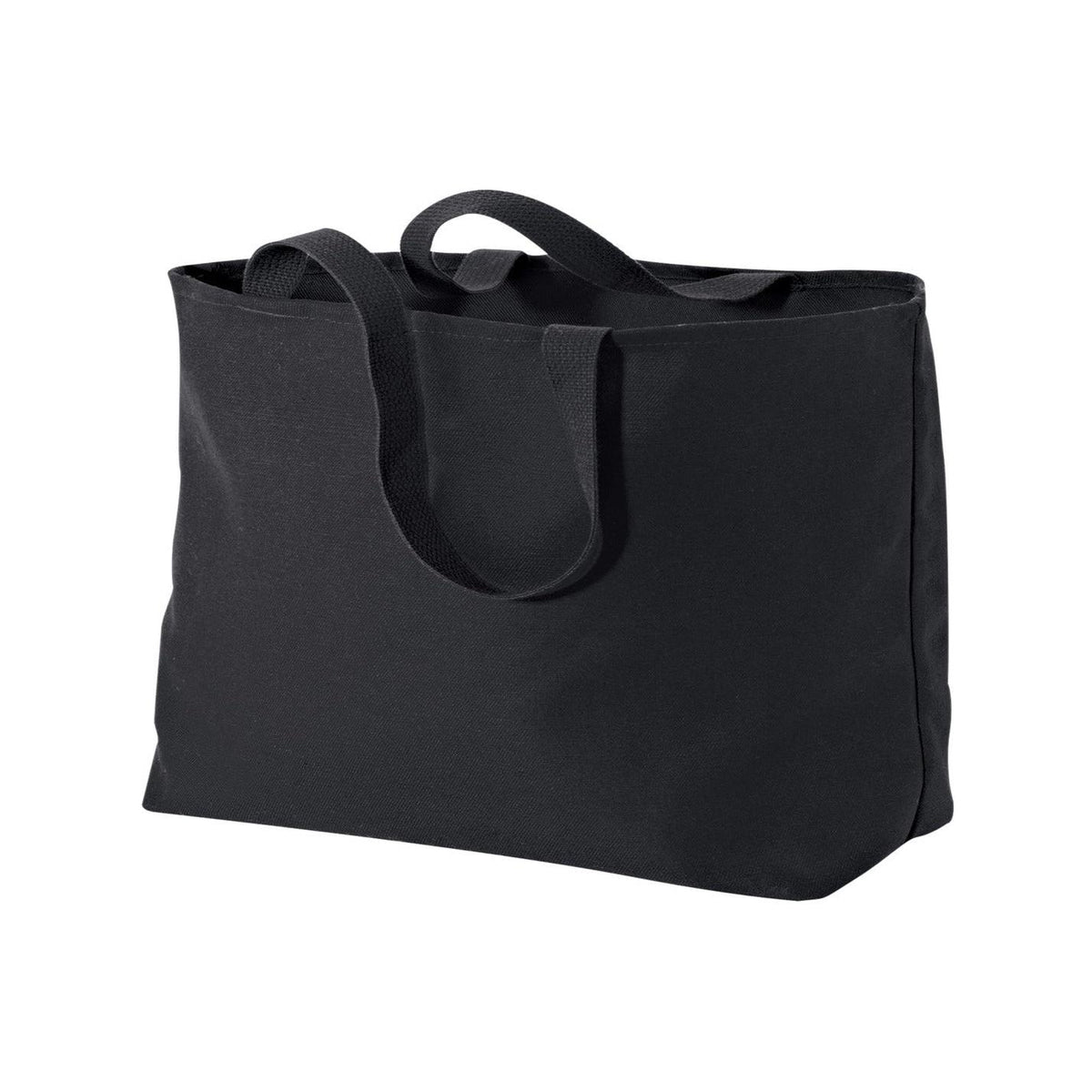 no-logo Port Authority Ideal Twill Jumbo Tote-Regular-Port Authority-Black-Thread Logic