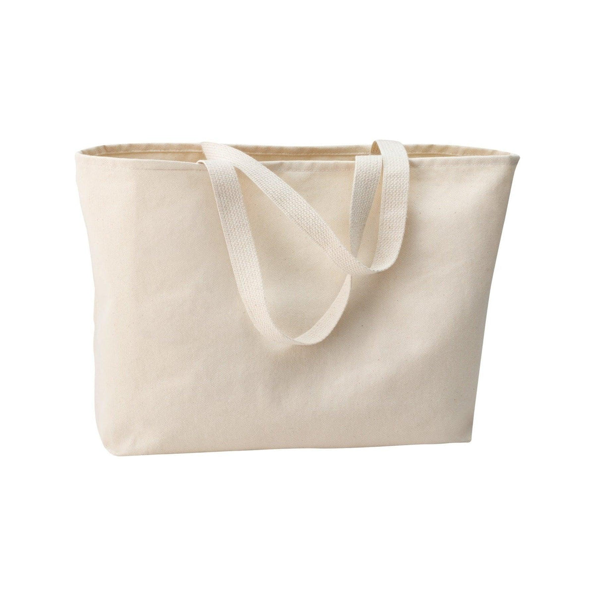no-logo Port Authority Ideal Twill Jumbo Tote-Regular-Port Authority-Natural-Thread Logic