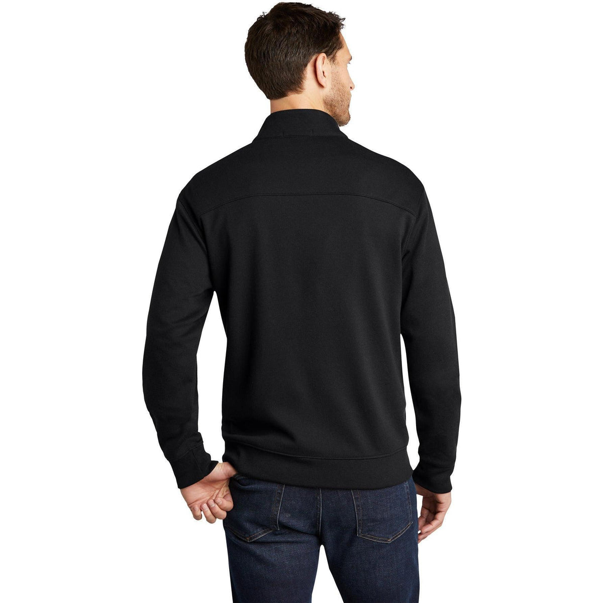 no-logo Port Authority Interlock Full-Zip-Regular-Port Authority-Thread Logic