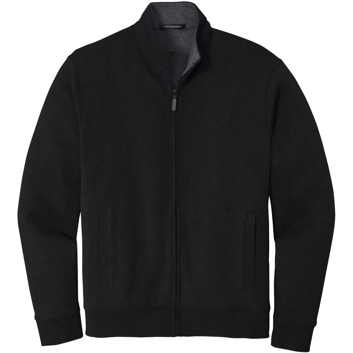 no-logo Port Authority Interlock Full-Zip