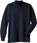 no-logo Port Authority Interlock Knit Mock Turtleneck-Regular-Port Authority-Navy-S-Thread Logic