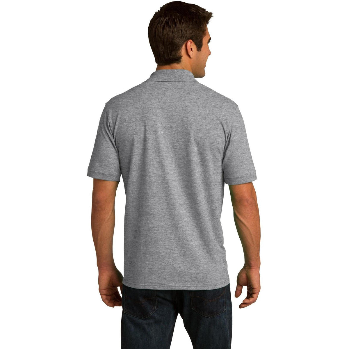 no-logo Port & Company Jersey Knit Polo Shirt-Regular-Port & Company-Thread Logic