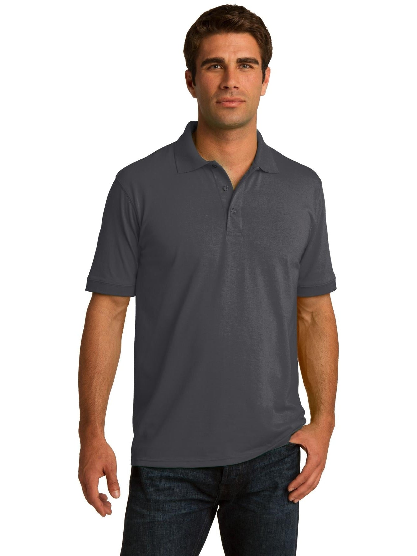 Port & Company KP55 Polo Shirt With Custom Embroidery
