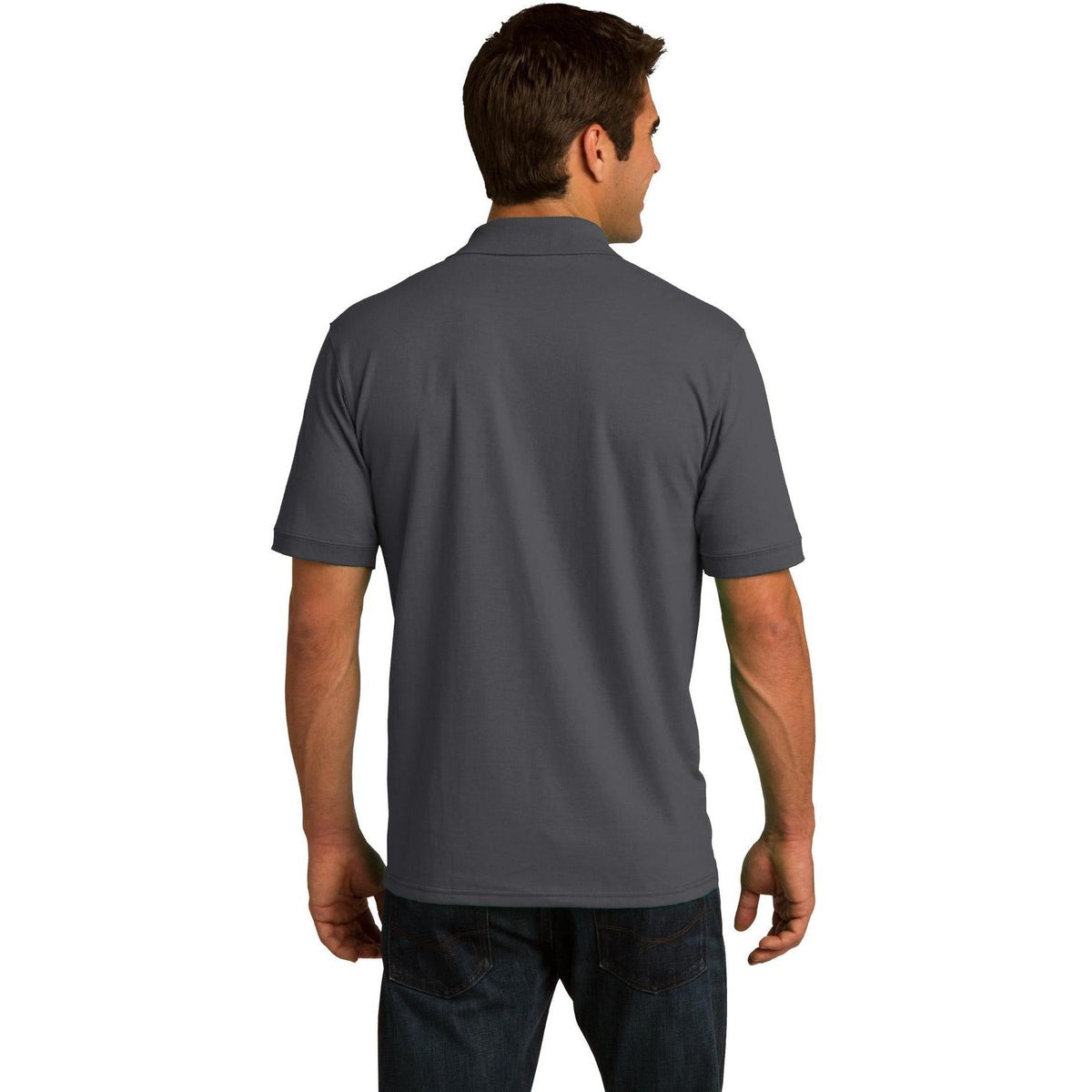no-logo Port & Company Jersey Knit Polo Shirt-Regular-Port & Company-Thread Logic