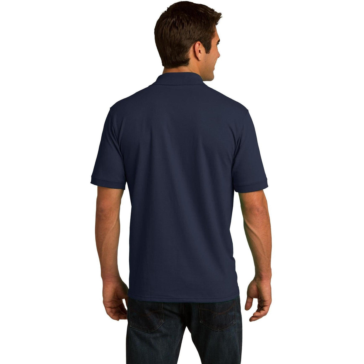 no-logo Port & Company Jersey Knit Polo Shirt-Regular-Port & Company-Thread Logic