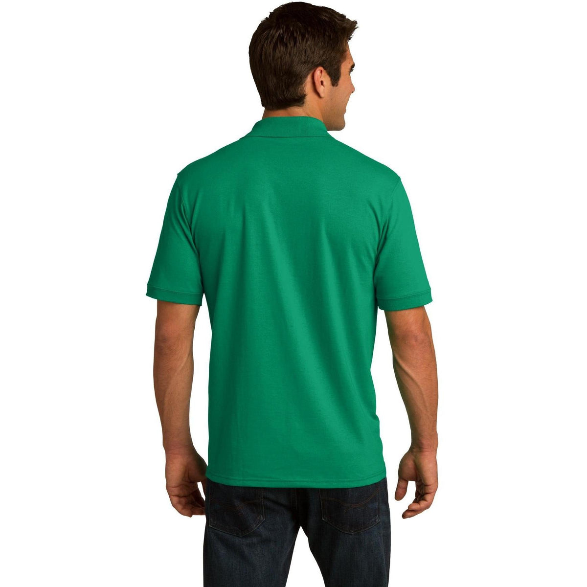 no-logo Port & Company Jersey Knit Polo Shirt-Regular-Port & Company-Thread Logic
