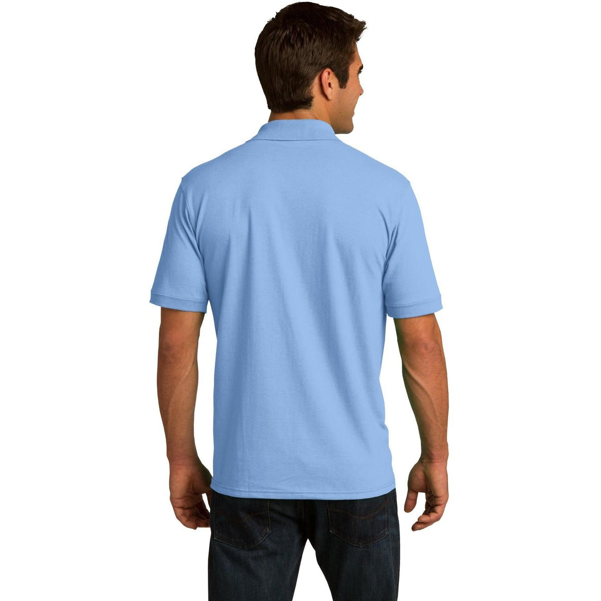 no-logo Port & Company Jersey Knit Polo Shirt-Regular-Port & Company-Thread Logic
