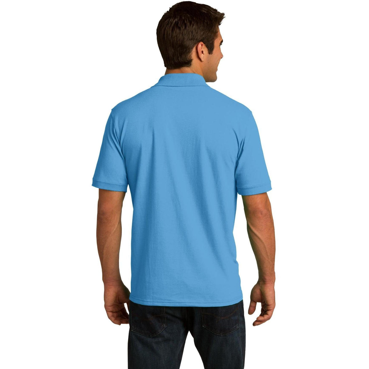 no-logo Port & Company Jersey Knit Polo Shirt-Regular-Port & Company-Thread Logic