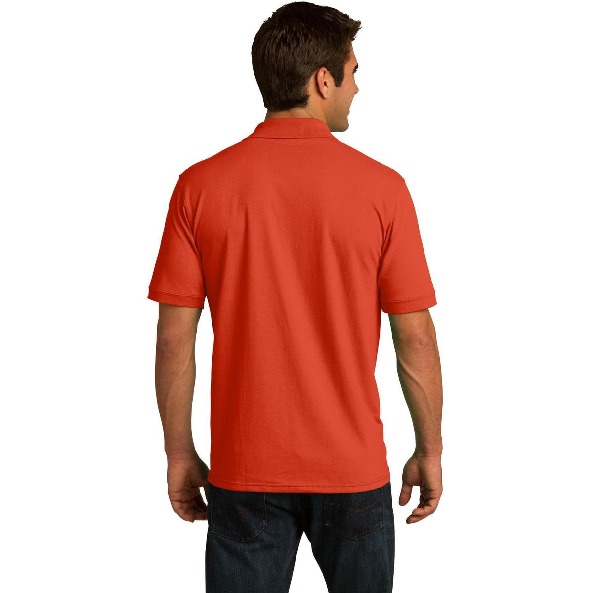 no-logo Port & Company Jersey Knit Polo Shirt-Regular-Port & Company-Thread Logic