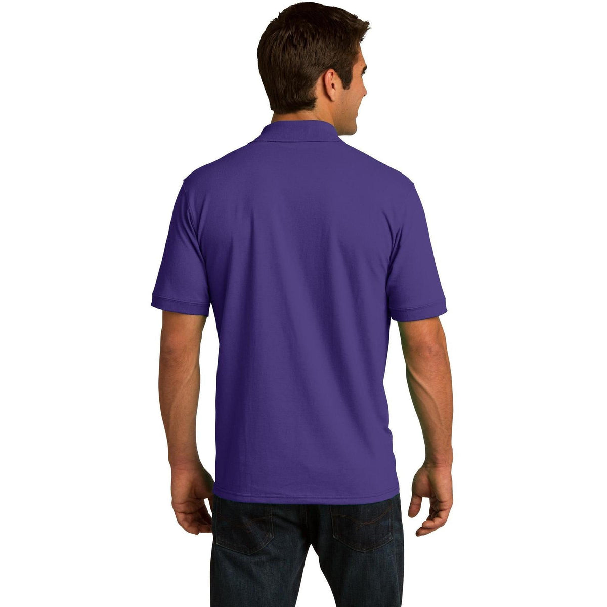 no-logo Port & Company Jersey Knit Polo Shirt-Regular-Port & Company-Thread Logic