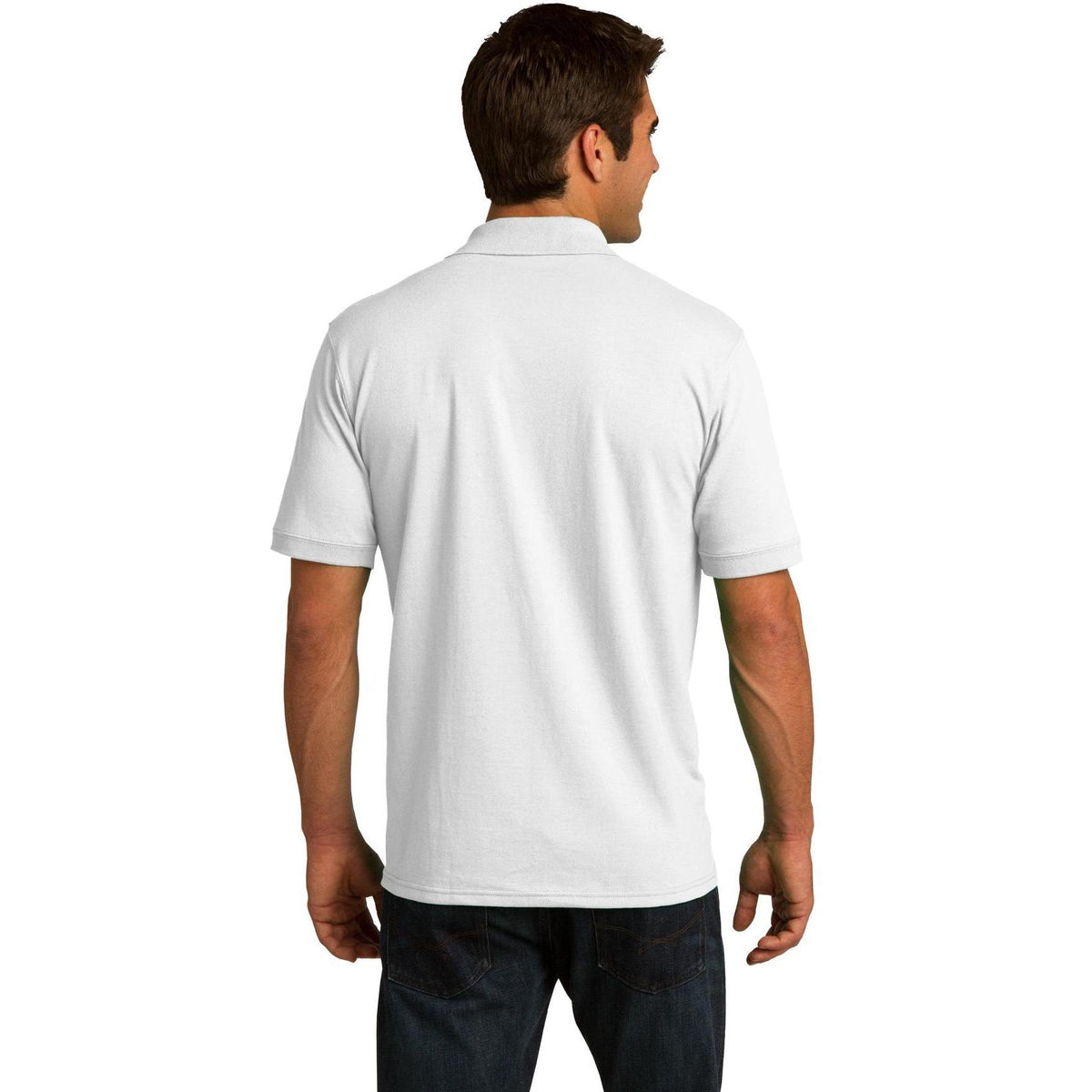no-logo Port & Company Jersey Knit Polo Shirt-Regular-Port & Company-Thread Logic