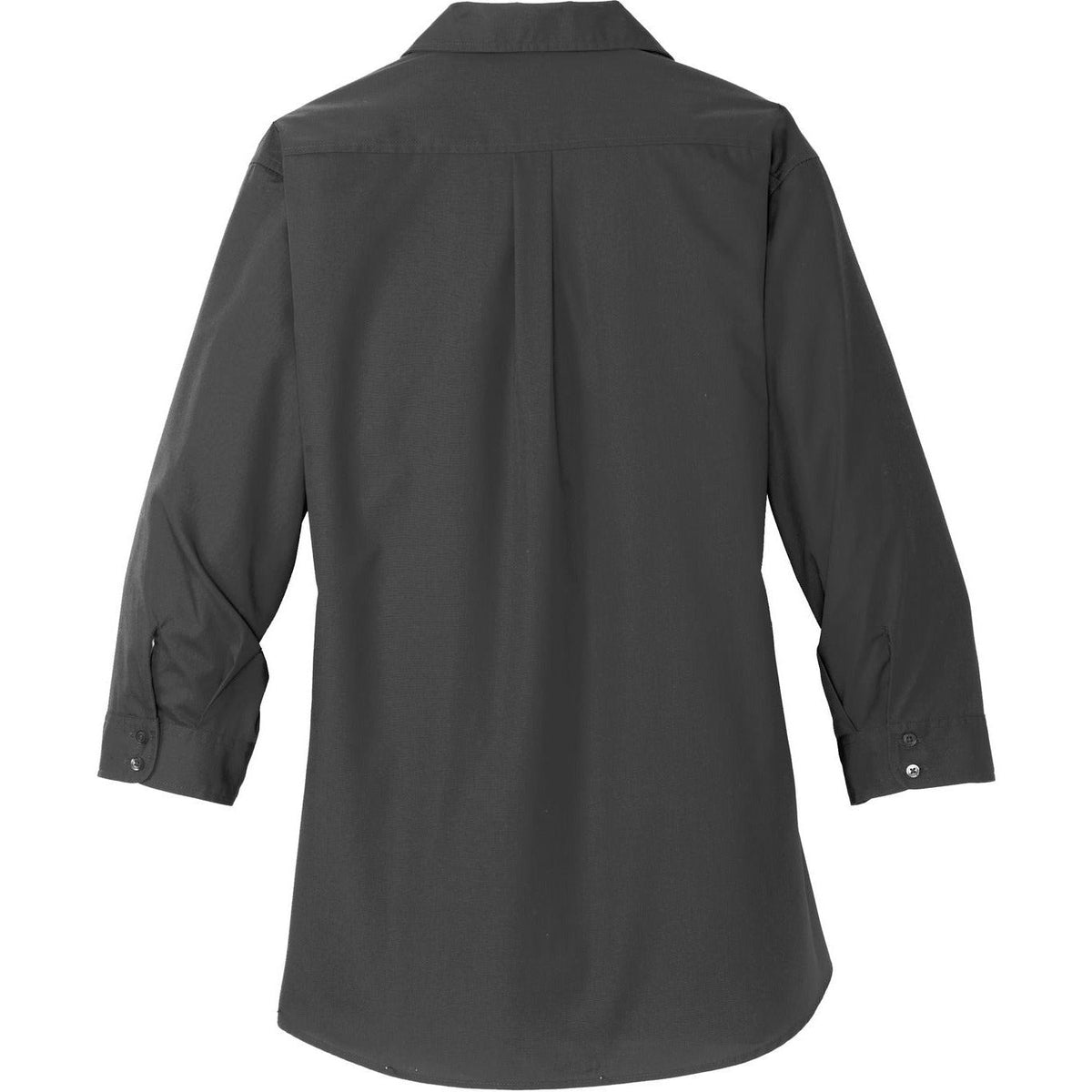 no-logo Port Authority Women's 3/4-Sleeve Carefree Poplin Shirt-Dress Shirts-Port Authority-Thread Logic