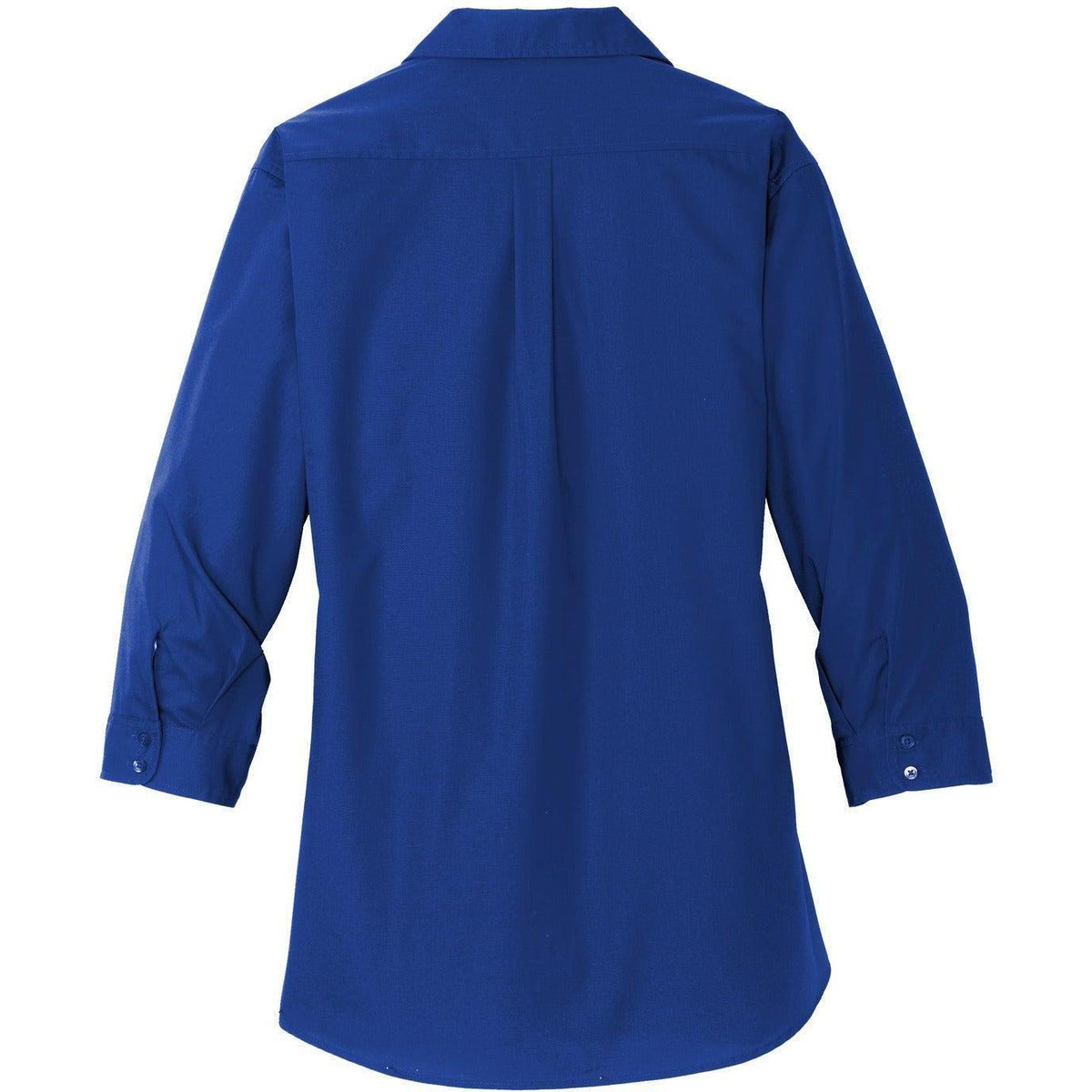 no-logo Port Authority Women's 3/4-Sleeve Carefree Poplin Shirt-Dress Shirts-Port Authority-Thread Logic