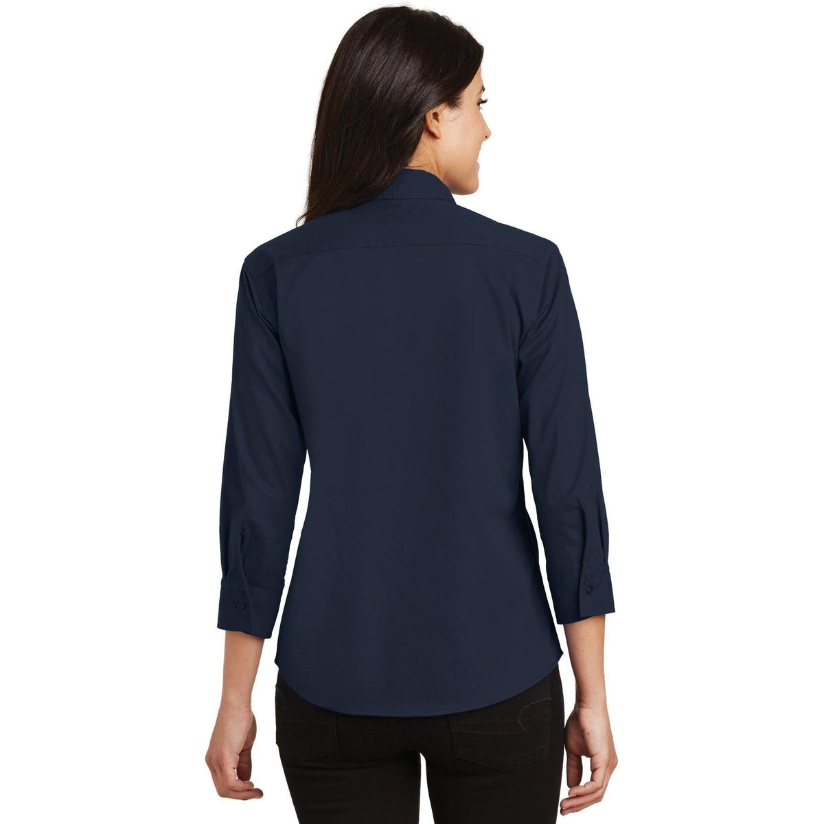 no-logo Port Authority Women's 3/4-Sleeve Easy Care-Dress Shirts-Port Authority-Thread Logic