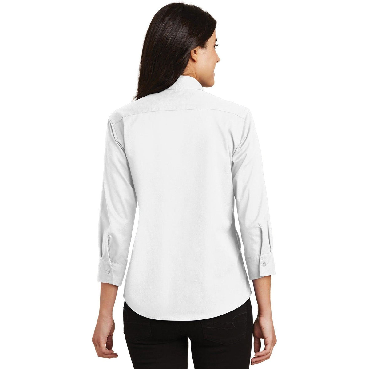 no-logo Port Authority Women's 3/4-Sleeve Easy Care-Dress Shirts-Port Authority-Thread Logic
