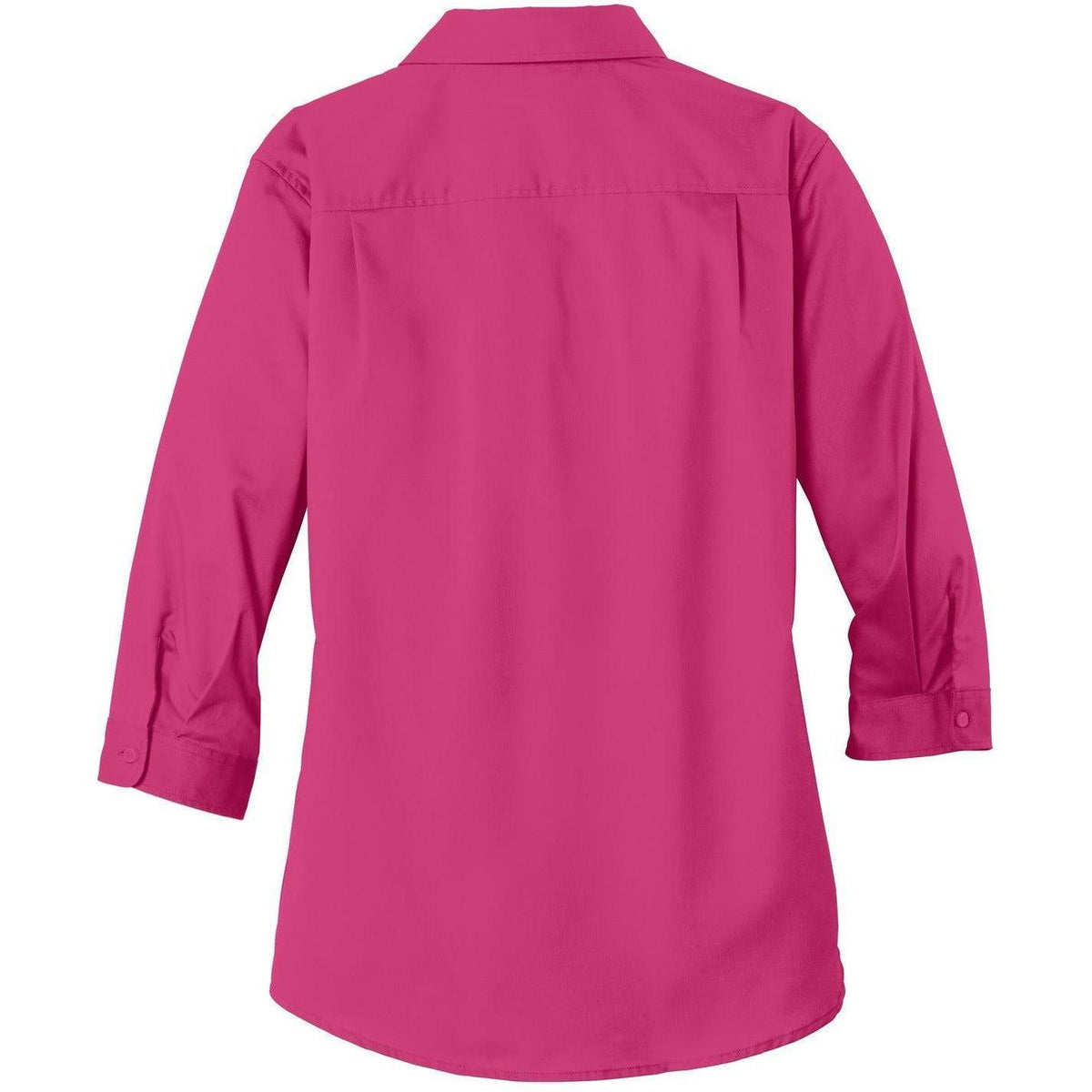 no-logo Port Authority Ladies 3/4 Sleeve SuperPro Twill Shirt-Discontinued-Port Authority-Thread Logic