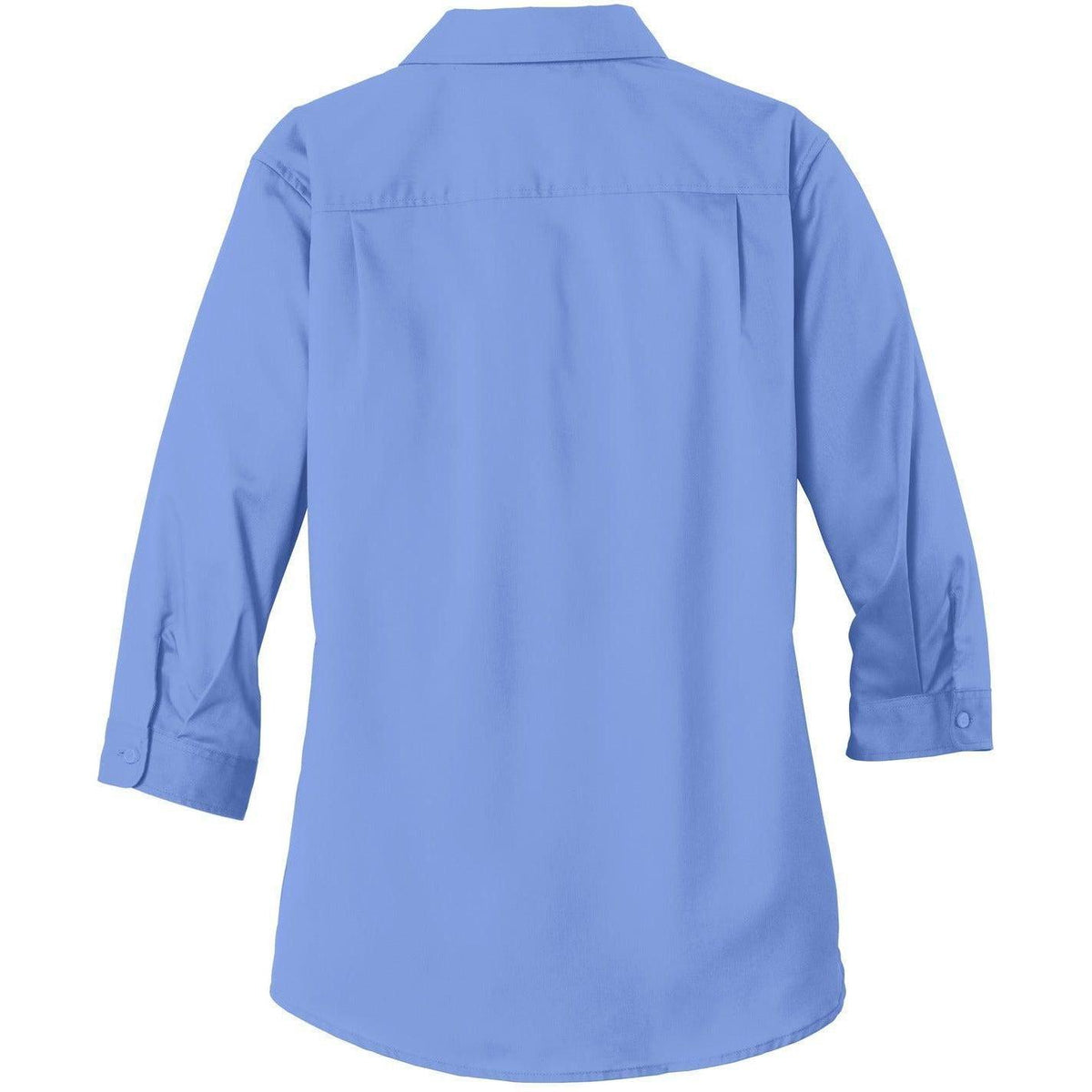 no-logo Port Authority Ladies 3/4 Sleeve SuperPro Twill Shirt-Discontinued-Port Authority-Thread Logic