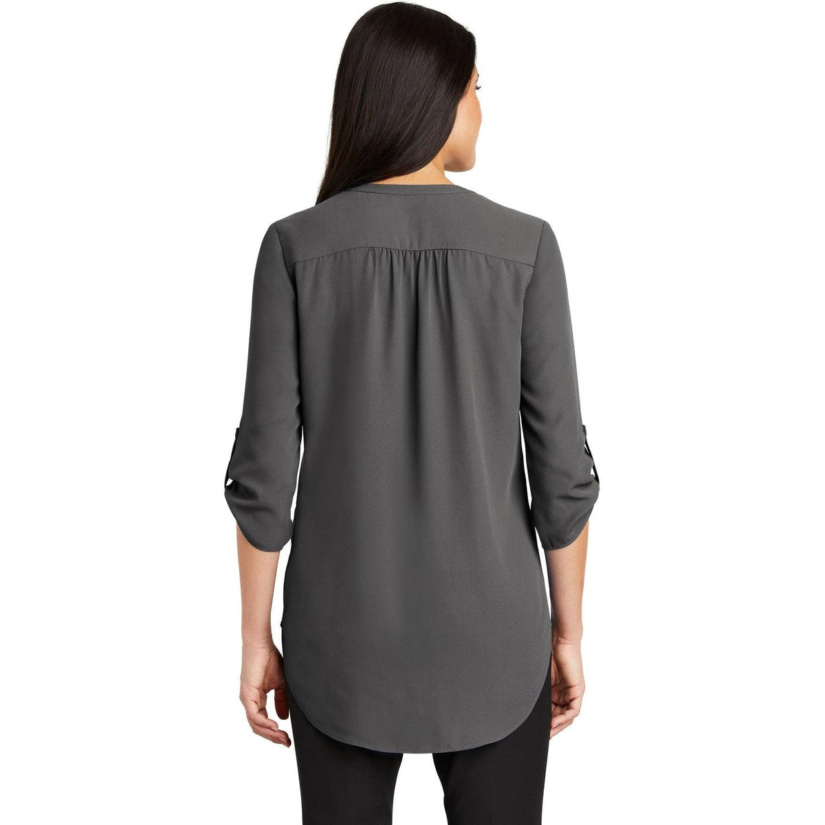no-logo Port Authority Ladies 3/4-Sleeve Tunic Blouse-Regular-Port Authority-Thread Logic